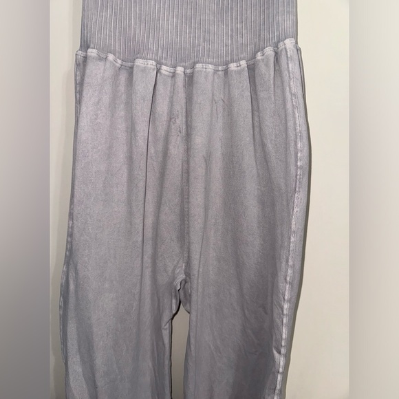 Free People Movement Good Karma Flared Onesie Iced Grey XS/S - Picture 7 of 9